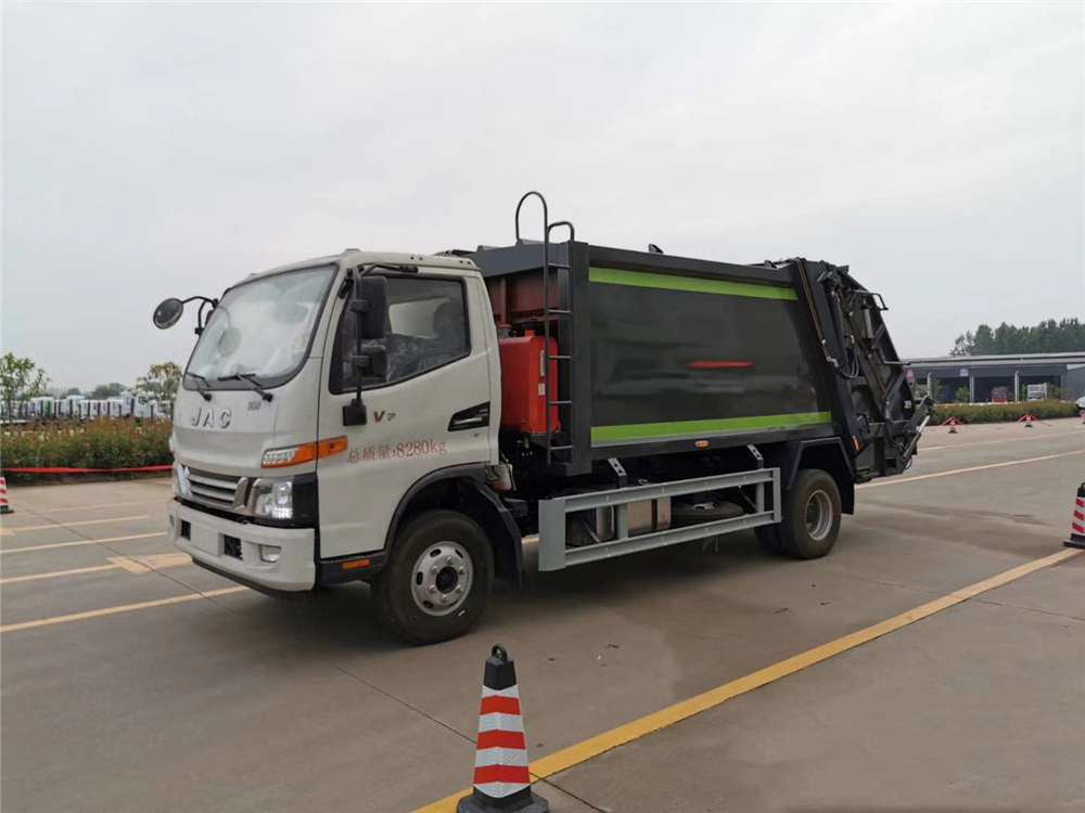 国六8立方江淮V7压缩垃圾车
